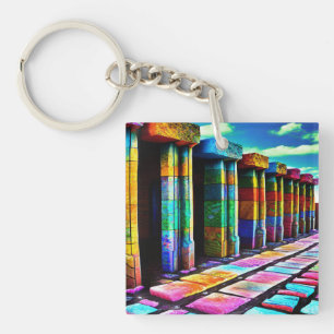 Porte-clés Pierres psychédéliques