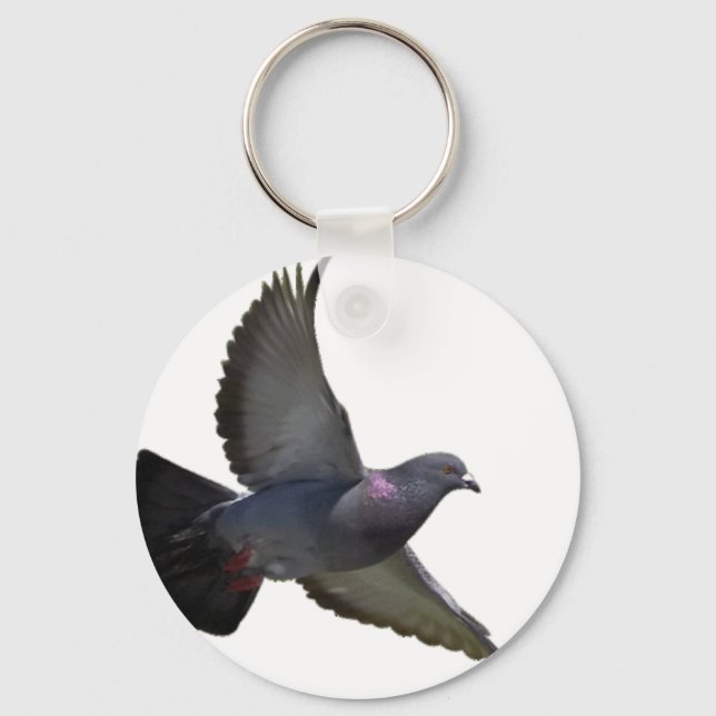 Porte-clés Pigeons (Recto)