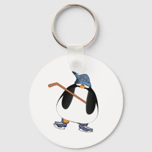 Porte-clés Pingouin de hockey