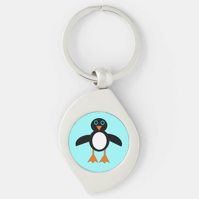 Porte-clés Pingouin Mignon (Devant)