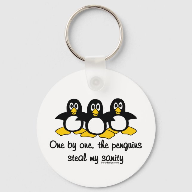 Porte-clés Pingouins de folie (Recto)