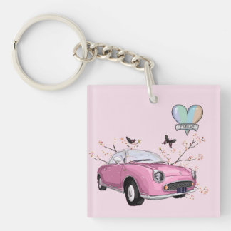 Porte-clés Pink Figaro key chain - sleutelhanger roze figaro