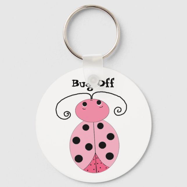 Porte-clés Pink Ladybug - Bug Off (Recto)