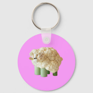Porte-clés Pink sheep key chain