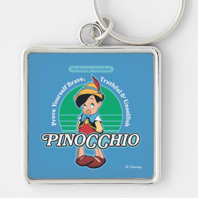 Porte-clés Pinocchio | Aucune chaîne attachée (Devant)
