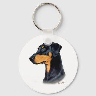 Porte-clés Pinscher de dobermann