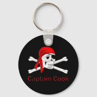Pirate capitaine Cook Porte - clé