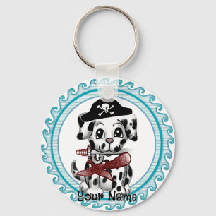 Porte-clés Pirate Chien Chiot 
