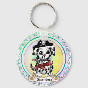 Porte-clés Pirate Chien Chiot 