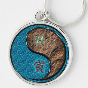 Porte-clés Pisces & Earth Tiger