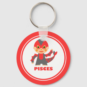 Porte-clés Pisces est mon signe zodiaque