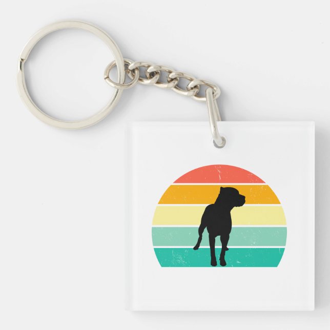 Porte-clés Pit Bull (Devant)
