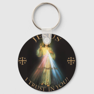 PORTE-CLÉS PITIÉ DIVINE, CONFIANCE DE JÉSUS I DANS VOUS