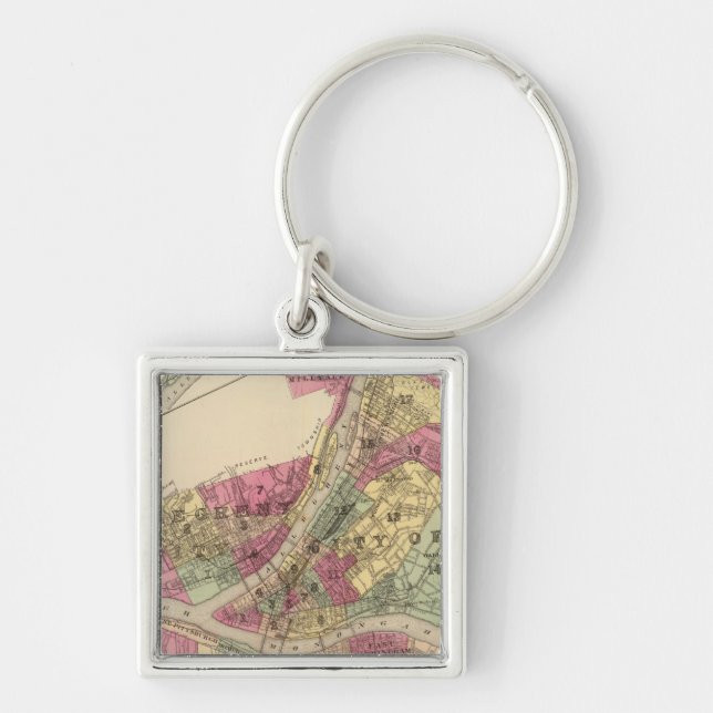 Porte-clés Pittsburgh, Allegheny (Devant)