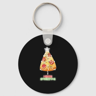 Porte-clés Pizza Christmas Tree Lumières Jeu de Noël