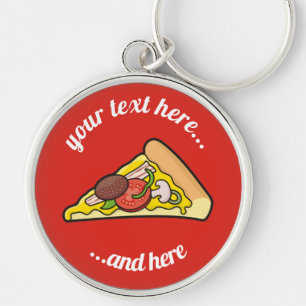 Porte-clés Pizza Slice Porte - clé
