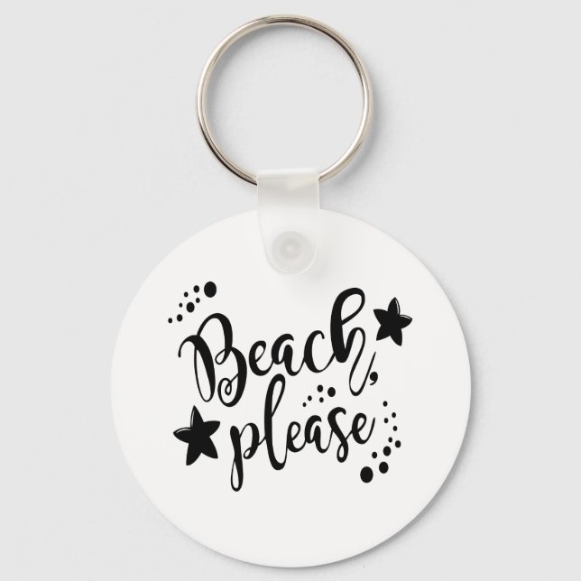 Porte-clés Plage (Recto)