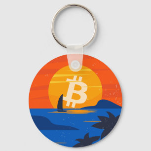 Porte-clés Plage Bitcoin