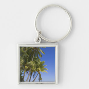 Porte-clés Plage bordée de palmiers Îles Cook 3