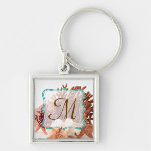 Porte-clés Plage Coral Star Poisson Sable Océan Sable Porte -