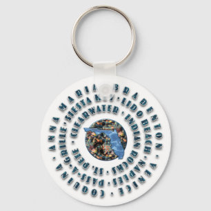 Porte-clés Plage de Floride Emplacement Design Diner Plate