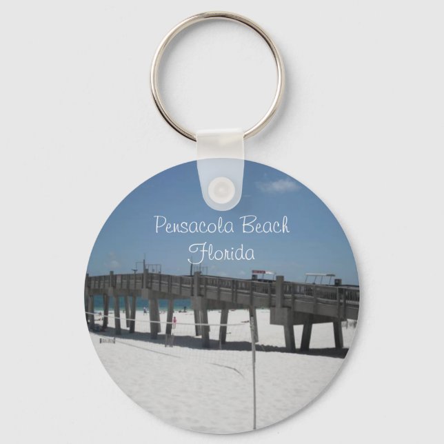 Porte-clés Plage de Pensacola en Floride (Recto)