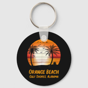 Porte-clés Plage Orange Rives du Golfe Alabama Coucher de sol
