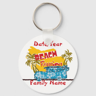 Porte-clés Plage thème Famille Réunion Porte - clé personnali