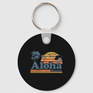 Porte-clés Plages Aloha Hawaï Surf vintage rétro H