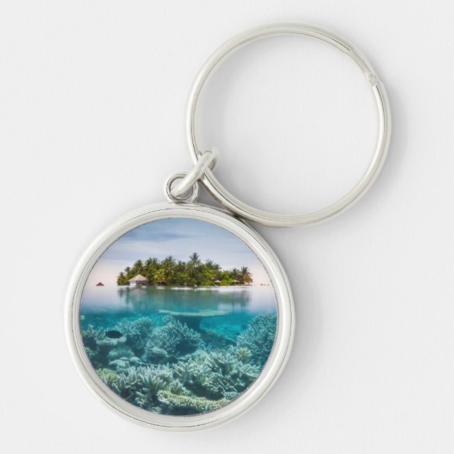 Porte-clés Plages tropicales | Ari Atoll Maldives (Devant)