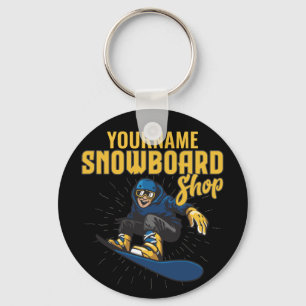 Porte-clés Planche À Neige Sur Mesure Snowboard Shop Big Air