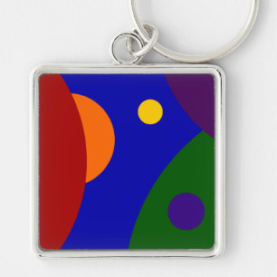 Porte-clés Planètes arc-en-ciel