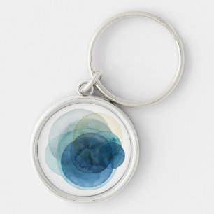 Porte-clés Planètes en évolution - Cercles d'aquarelle