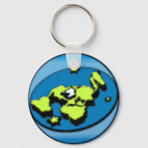 Porte-clés plat de société de la terre