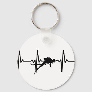 Porte-clés Plongée sous-marine Heart Pulse Key Ring