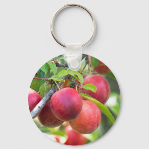 Porte-clés Plum cerise sur branche