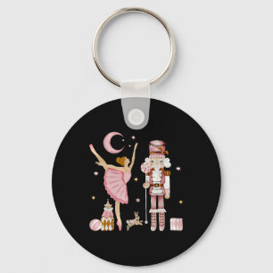 Porte-clés Plum rose rétro Fairy Nutcracker Noël C