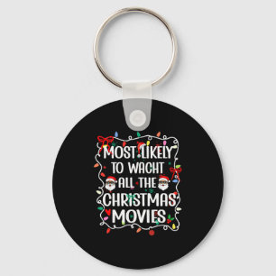 Porte-clés Plus susceptible de regarder tous les films de Noë
