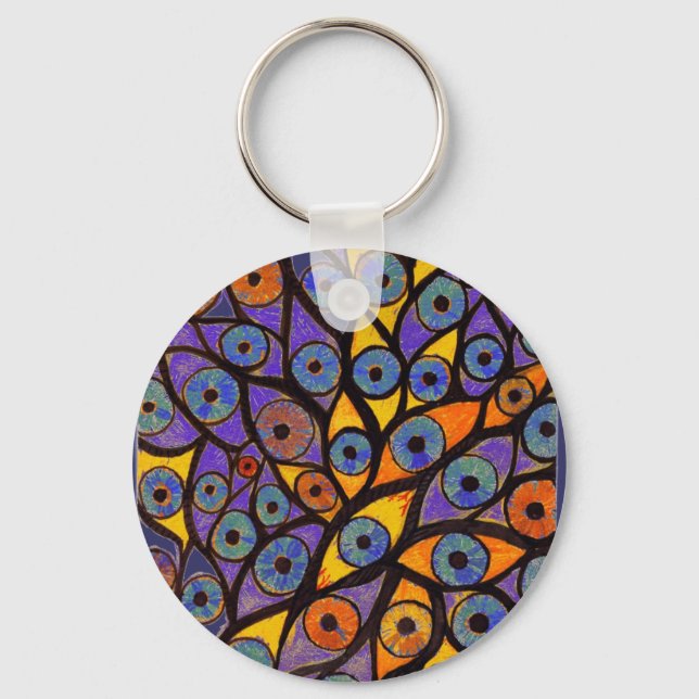 Porte-clés Plusieurs yeux (Recto)