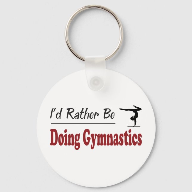 Porte-clés Plutôt Faire De La Gymnastique (Recto)