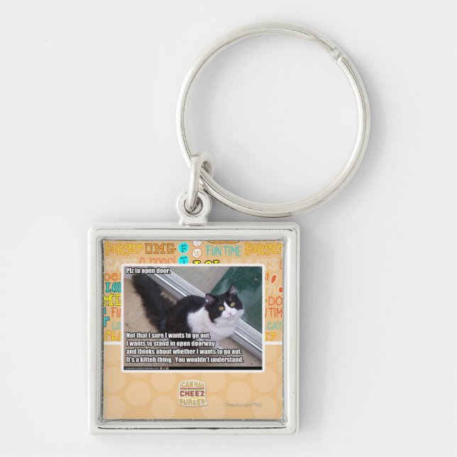 Porte-clés PLZ à la porte ouverte (Devant)