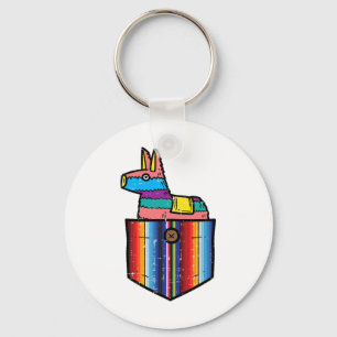 Porte-clés Pocket Pinata Serape Cinco De Mayo Fiesta Mexicain