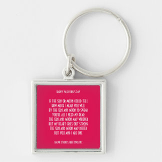 PORTE-CLÉS POÈME DU JOUR DE VALENTINE