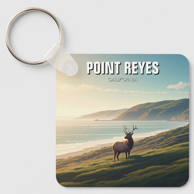 Porte-clés Point Reyes National Seashore Elk (Recto)