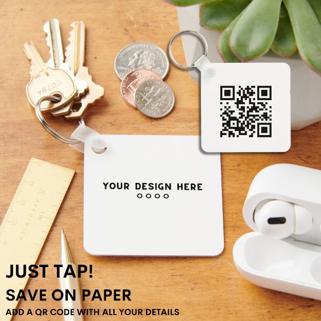 Porte-clés POINTE JUSTE | QR Code Carte de visite SERVICES FI (Créateur téléchargé)