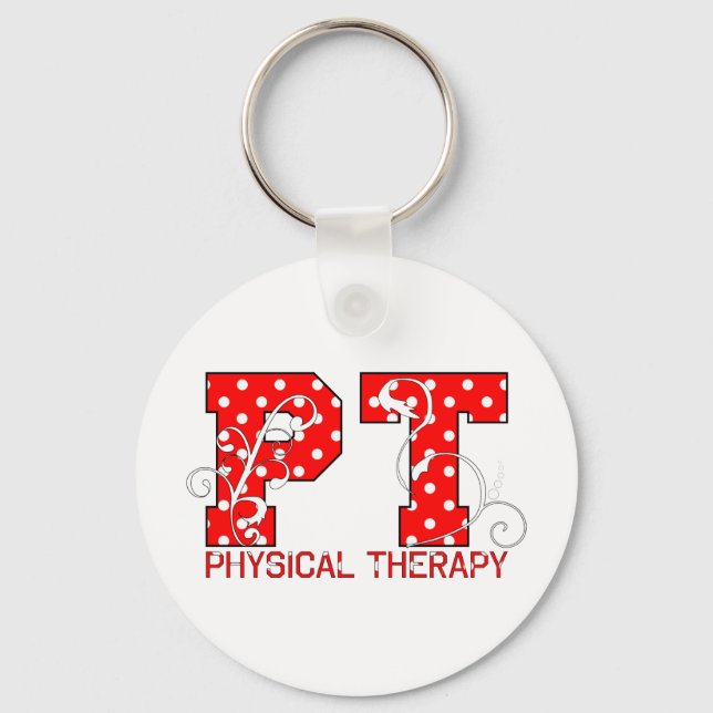 Porte-clés pois blancs (Recto)