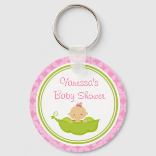 Porte-clés Pois dans le Baby shower Pod Custom Porte - clé Fa