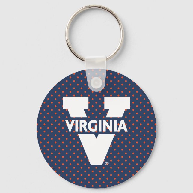 Porte-clés Pois de Virginia Cavaliers (Recto)