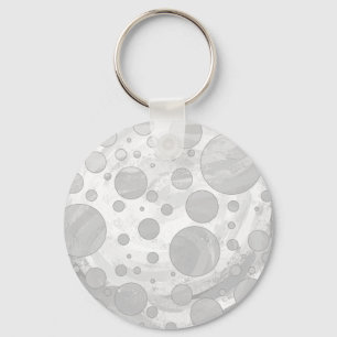 Porte-clés Pois Rainy Sky Grey