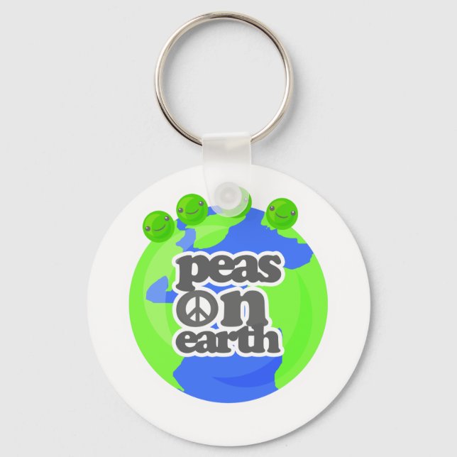 Porte-clés Pois sur Terre (Recto)